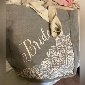 Bride tote bag. Never used.